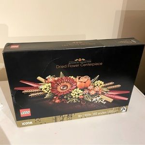 Lego dried flower centerpiece